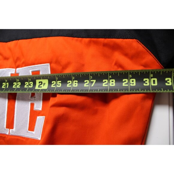 BoohooMAN Oversized Homme Twill Moto Racing Bomber Jacket Mens XL Colorblock - Picture 7 of 12